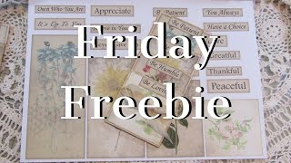 Friday Freebie