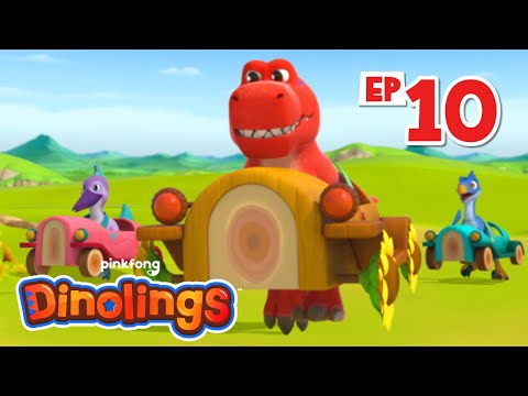 Vroom Vroom! Dino Cars | Dinosaur Cartoon | Pinkfong Dinosaurs for Kids