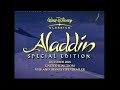 Aladdin Special Edition Disney DVD Trailer 2004 UK