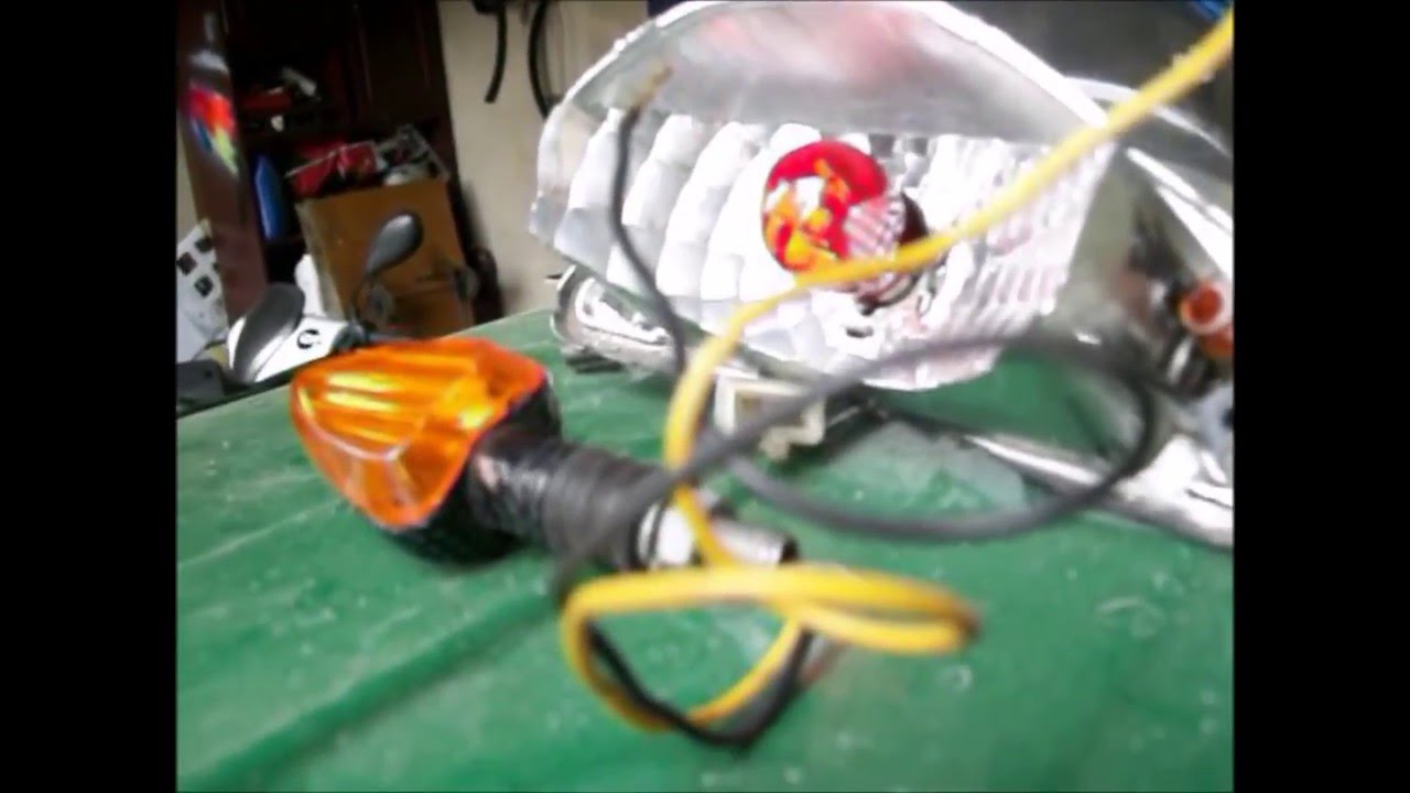 Jak zrobić lampę z kierunkowskazami do skutera