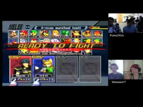 Praxis (Marth) vs. Kira (Fox) - Melee Grand Finals - Blastzone: First Stock