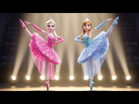 ✨❄️ Elsa & Anna’s Magical Ballet Performance 💃👑