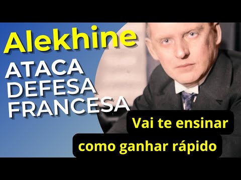 COMO GANHAR DA DEFESA FRANCESA ALEKHINE ENSINA