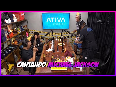 JULIO NINJA IGAO E MITICO CANTANDO MICHAEL JACKSON - PodPah 1 ano