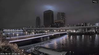 2025-08-02 12:00 ～【4K】ライブカメラ-日本-浅草-隅田川-スカイツリー-屋形船