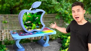 Reveal special fish aquarium in iPhone16 Pro design