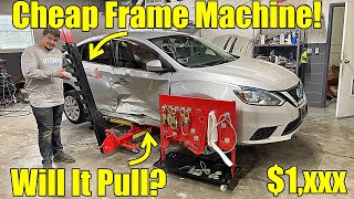 Using A Cheap Chinese Frame Machine To Fix My Smashed Car Will It Even Work?