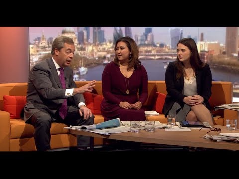 Nigel Farage On The BBC's Andrew Marr Show - Full Interview - Full HD - 03-12-2017