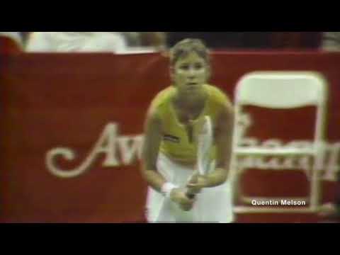 Andrea Jaeger Defeats Chris Evert Lloyd at the Avon Championships (March 1, 1982)