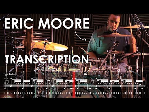 Eric Moore Drum Transcription: 'Eric Moore Zildjian Cymbals' video