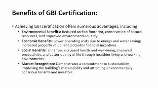 [EST665] Malaysian Green Building Rating and Grading, Part 1