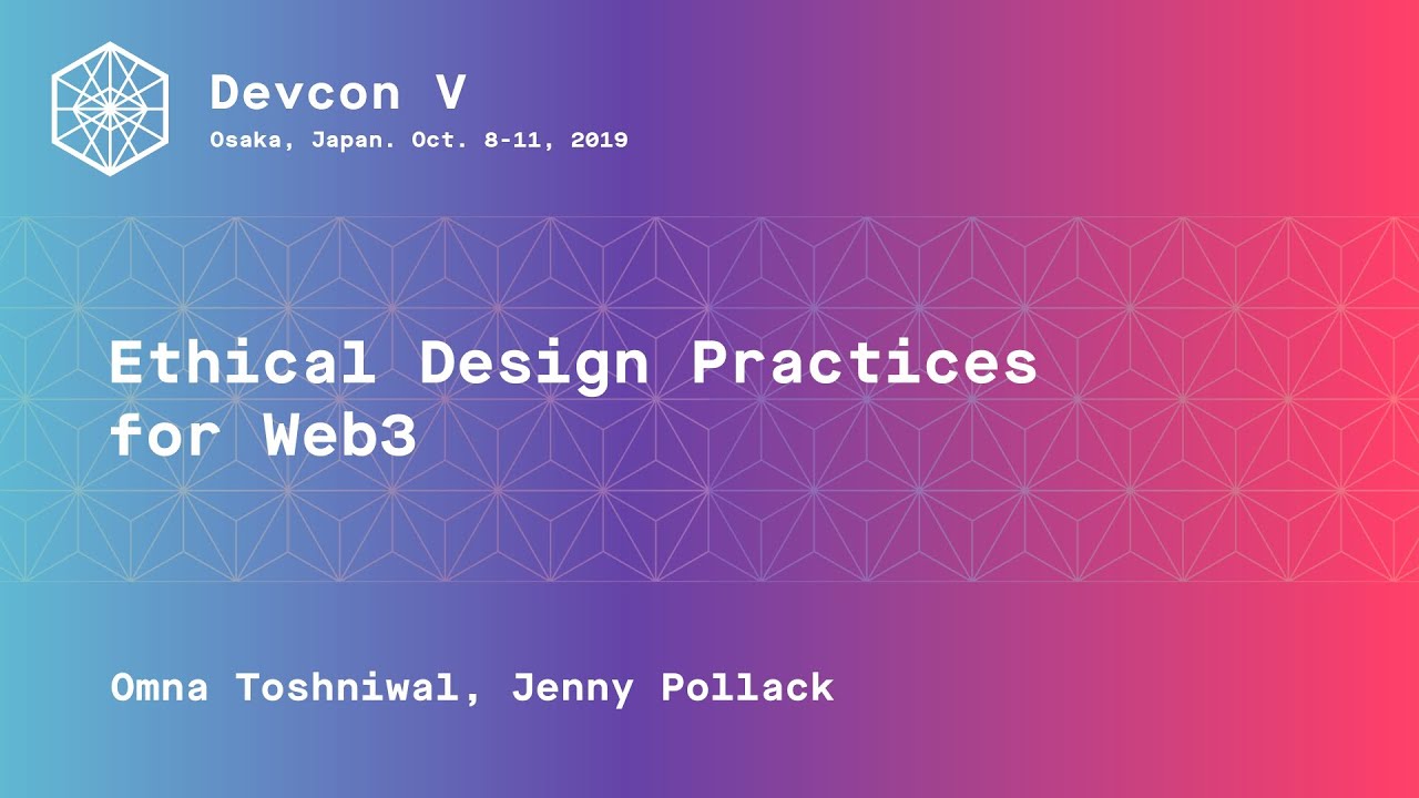 Ethical design practices for web3 preview