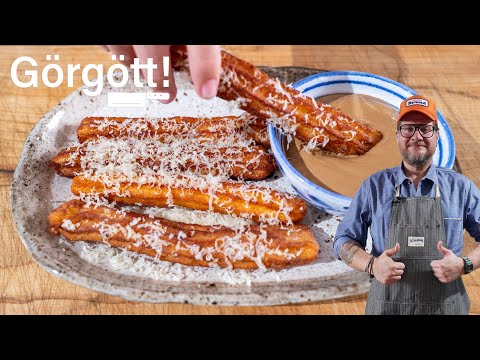 Gruyère Churros & Black Garlic: The Perfect Pairing