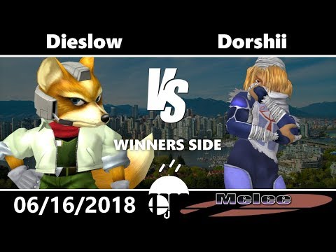 Rain City 2 Melee: Pools - Dieslow (Fox) vs Dorshii (Sheik)