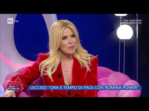 Loredana Lecciso, messaggi di pace a Romina Power - La Vita in diretta 06/12/2024