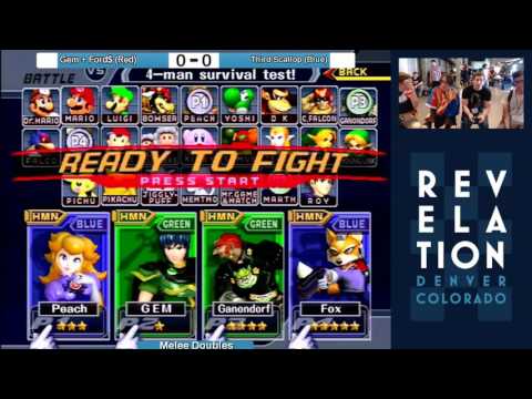 Revelation 2016 Melee Doubles: Gem and Ford$ vs. Third Scallop