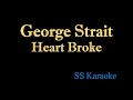 George Strait - Heart Broke (Karaoke Version)