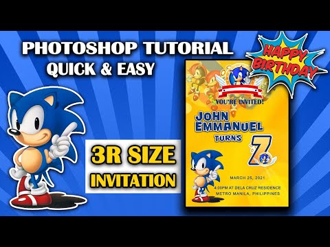 Sonic Birthday Invites Made Easy