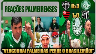 REAÇÕES PALMEIRENSES AO TÍTULO BRASILEIRO DO FLAMENGO! ATLÉTICO 0x3 PALMEIRAS - FLAMENGO 1x0 CEARÁ