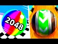 Sky Rolling Ball 3d | Ball Run 2048 - All Level Gameplay Android,iOS - MEGA NEW APK UPDATE