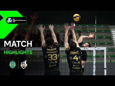 Highlights | Sporting CP LISBOA vs. Bogdanka LUK LUBLIN | CEV Volleyball Challenge Cup 2025