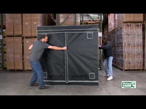 Virtual Sun Hydroponics VS7600-76 Grow Tent Installation
