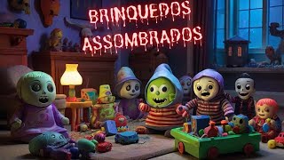 CRIANÇAS DORMINDO MAS OS BRINQUEDOS ACORDADOS : CASA ASSOMBRADA ? #assombração #creepy