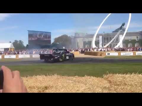 Goodwood festival of speed 2019 Ken block doughnuts at goodwood house hoonitruck