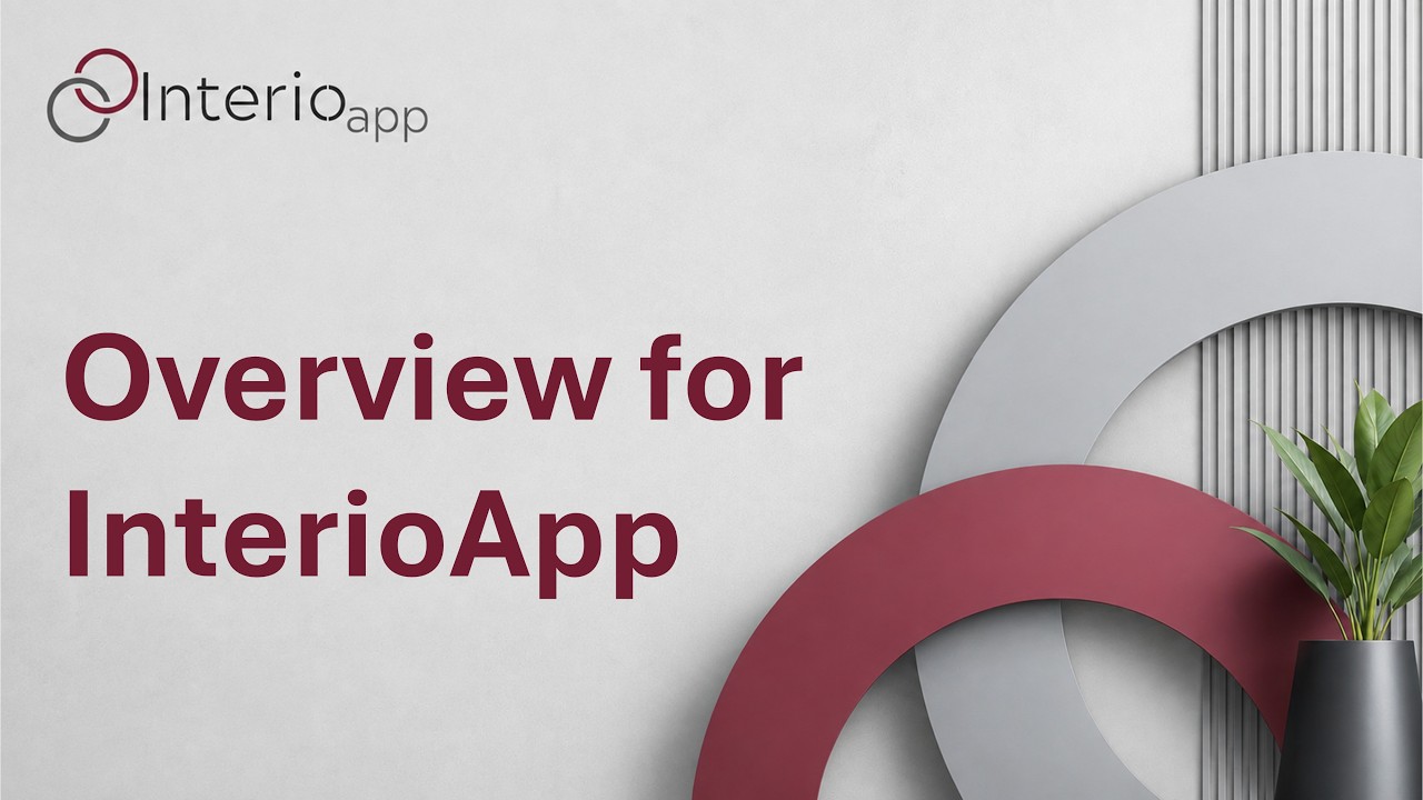 InterioApp 3 minute demo - Click to play video