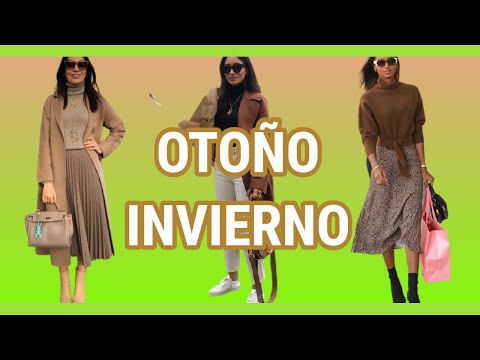 MODA MUJER OTOÑO INVIERNO 2021 2022 COMBINACIONES DE ROPA PARA LUCIR ELEGANTE, FINA Y CON CLASE