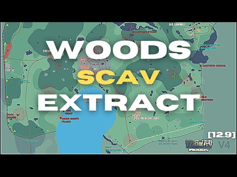 How to Extract: (New) Woods - SCAV - Escape From Tarkov Guide - 12.9