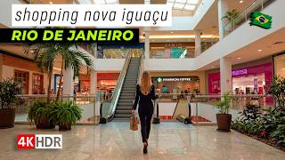 🇧🇷 SHOPPING NOVA IGUAÇU — Walking Through a Mall in Greater Rio de Janeiro — Walking Tour 【 4K HDR 】