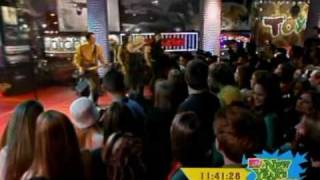 Year: 2004
Venue: MTV's New Year's Eve Live special
Was the performance televised? Yes. 
Most obviously lip-synched moment? The glitchy "backing track" at 0:44. 
What's worse than a flubbed cue? How about a vocal track that skips. To her eternal credit, Hilary pretended nothing was going wrong and powered through until the end of the song, but that doesn't make the clip any easier to watch.