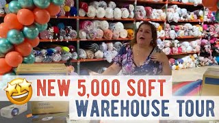 We just moved into a new 5,000 sqft fabric warehouse!