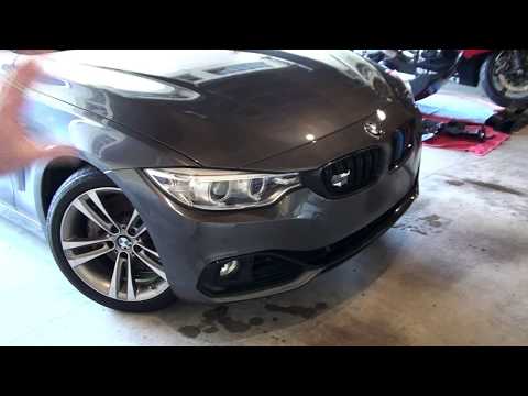 BMW F32 435i M sport front bumper conversion installation DIY