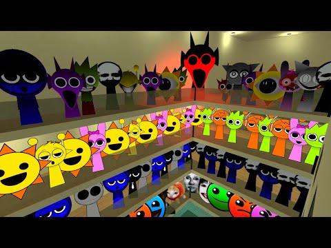 Whole Hotel Of Sprunki Nextbots Is Chasing Me! p.7