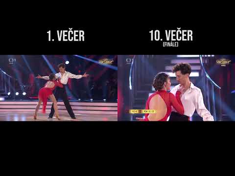 Jan Cina, Adriana Mašková - Cha-Cha (SROVNÁNÍ 1. kolo vs. 10. kolo)