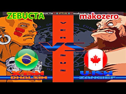Street Fighter Alpha 3 - ZEBUCTA vs makozero FT10