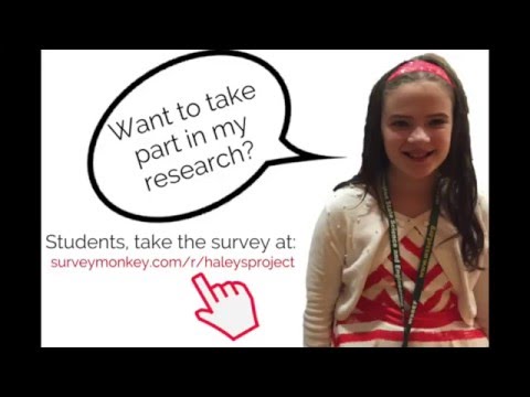 Haley's Research Project - Interview & Student Survey
