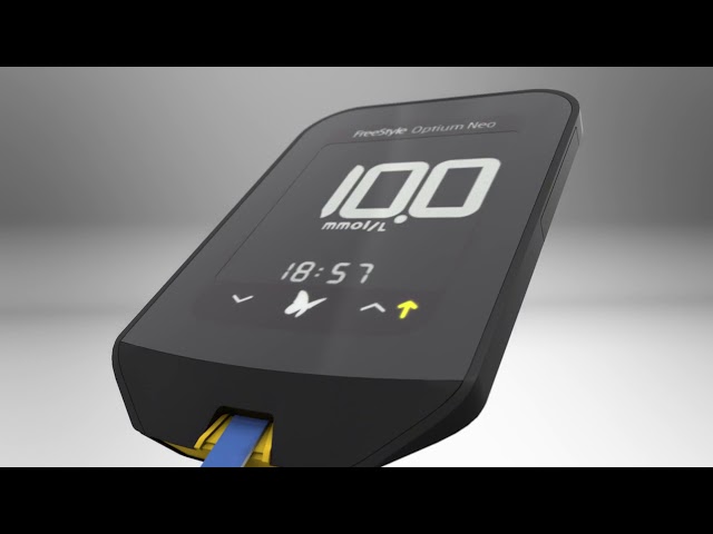 جهاز رقمي لفحص نسبة الجلوكوز والكيتون في الدم من فري ستايل اوبتيوم نيو