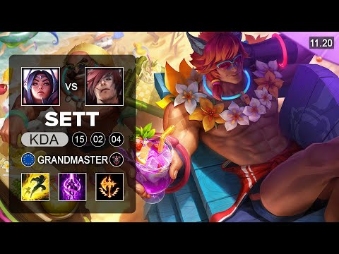 Rascal Sett Top vs Irelia - EUW Grandmaster - Season 11 Patch 11.20