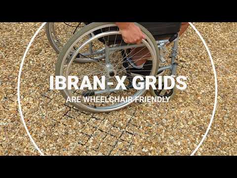 Pushing a Wheelchair on Gravel Grids - IBRAN-X Gravel Grids