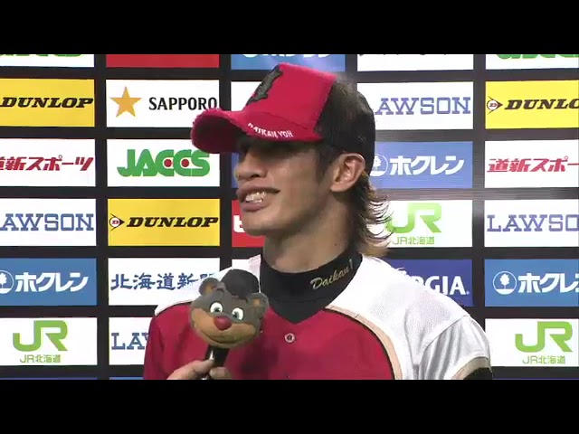 ファイターズ・陽岱鋼選手ヒーローインタビュー 7月15日 北海道日本ハムファイターズ 対 埼玉西武ライオンズ