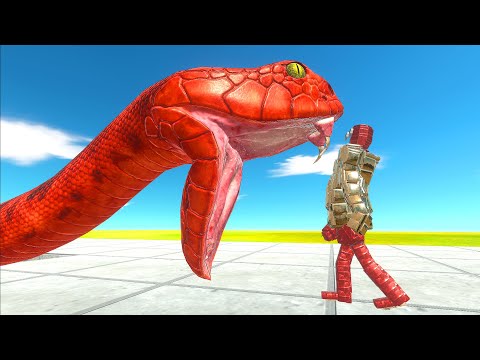 GIANT TITANOBOA VS WORKSHOP UNITS  | ANIMAL REVOLT BATTLE SIMULATOR
