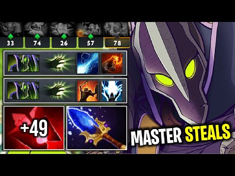 MASTER OF STEALS..!! Fast Hand Rubick Aghanim Scepter +49 Blood Stone Charge 7.27c | Dota 2