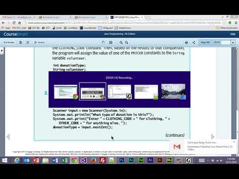 Java Programming 1 - Chapter 5 - Completing the first...