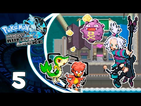 HIEDRA NOS ENCADENA CON SUS POKÉMON TIPO VENENO | Pokémon Negro 2 Ruletalocke Ep5 RTN2