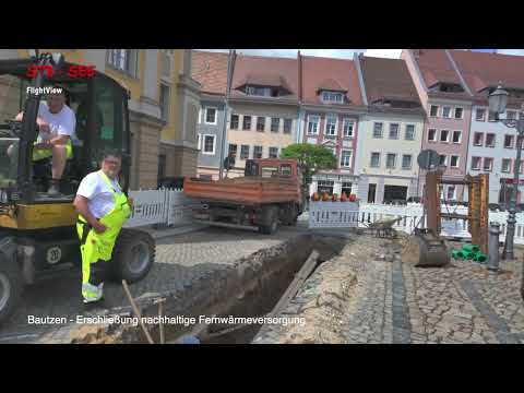 STB See - FlightView - Bautzen - Erschließung nachhaltige Fernwärmeversorgung