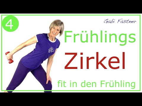 4von14🍏41 min. Ganzkörper-Frühlings-Zirkel | mit oder ohne Hanteln