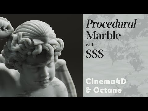 Cinema 4D QuickTip - Procedural Marble (Octane)